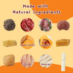 Multi-Flavor Kabob Dog Snacks, Dog Kabobs, Made with Chicken, Duck, Beef, Sweet Potato and Pumpkin, Rawhide Sticks for Dogs