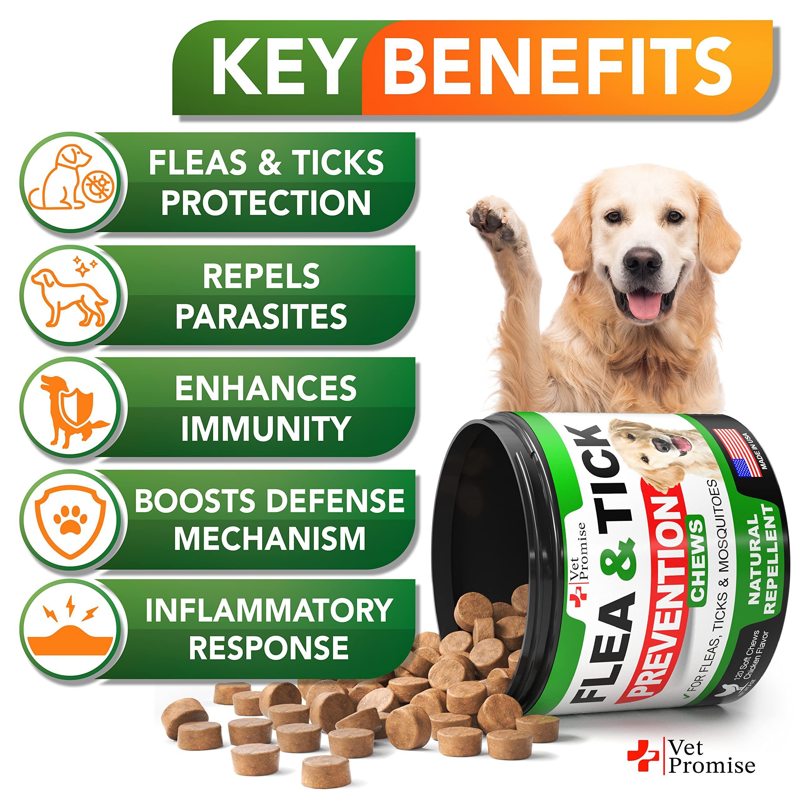 All Natural Dog Flea and Tick Prevention Chews