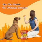 Dog Rawhide Chews for Aggressive Chewers, Dog Chews Long Lasting Treats for Medium and Large Dogs, with Real Chicken Treats Inside, 4 Count