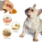 Healthy Treats for Dogs, Chicken Wrapped Banana for Small & Medium Dogs Treats, Low Fat Puppy Training Treats, 11 oz