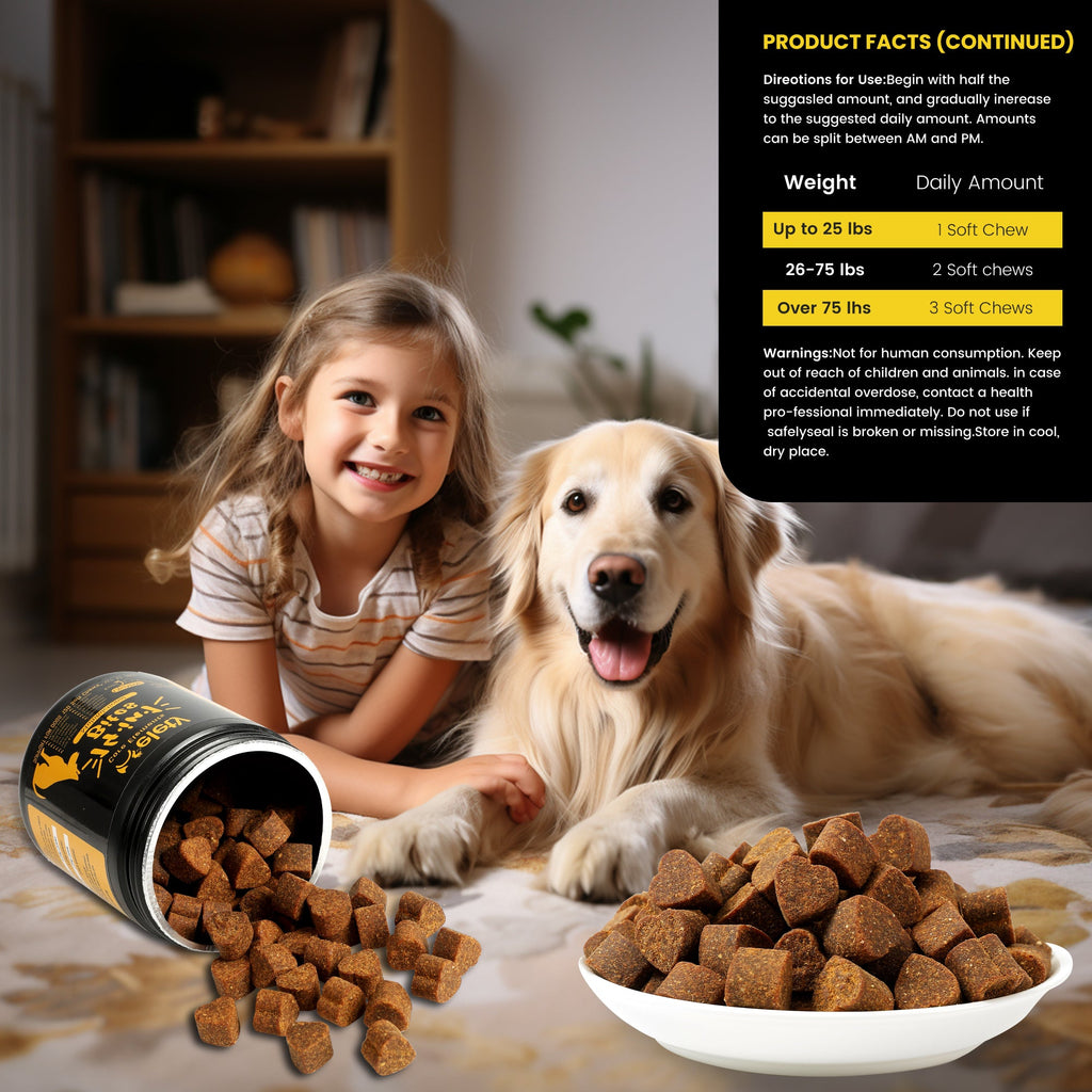 Helety Pet 14-in-1 Multivitamin 120 Soft Chews for Dogs