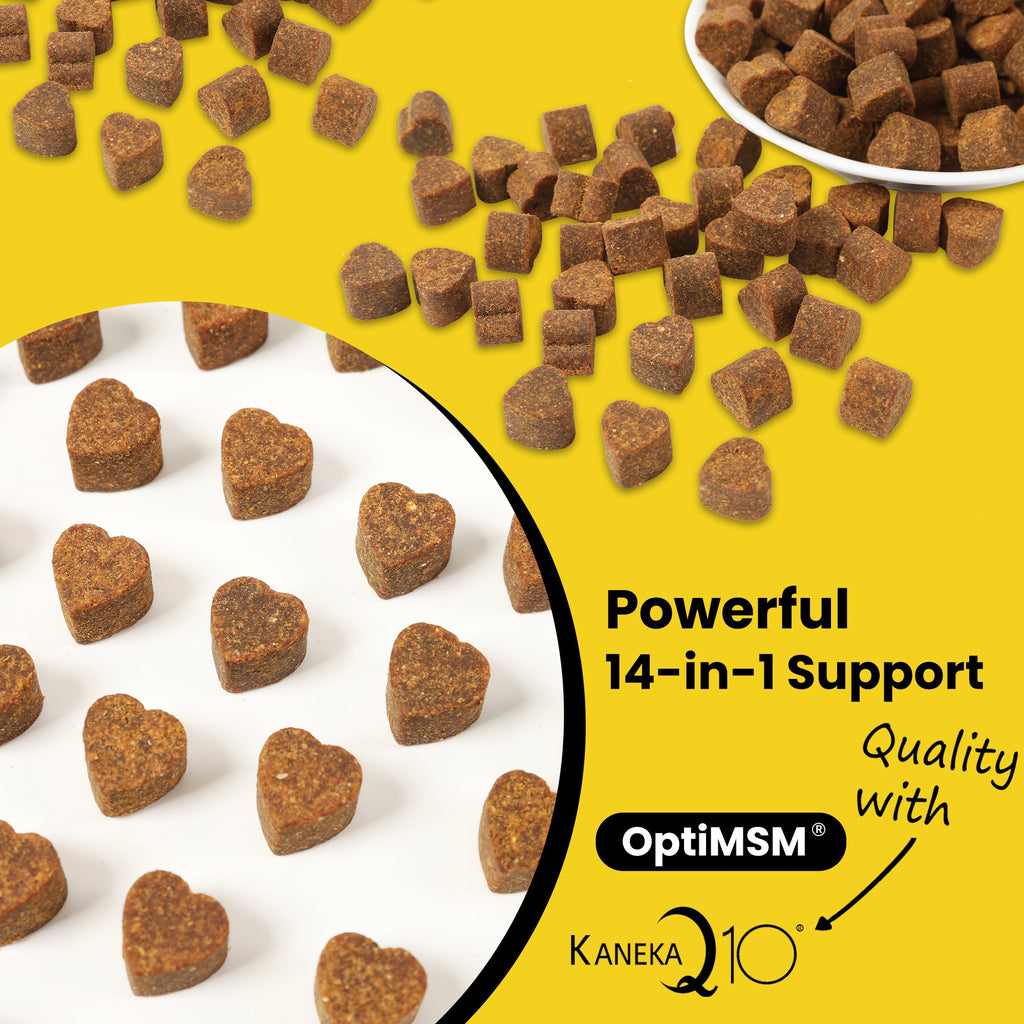 Helety Pet 14-in-1 Multivitamin 120 Soft Chews for Dogs