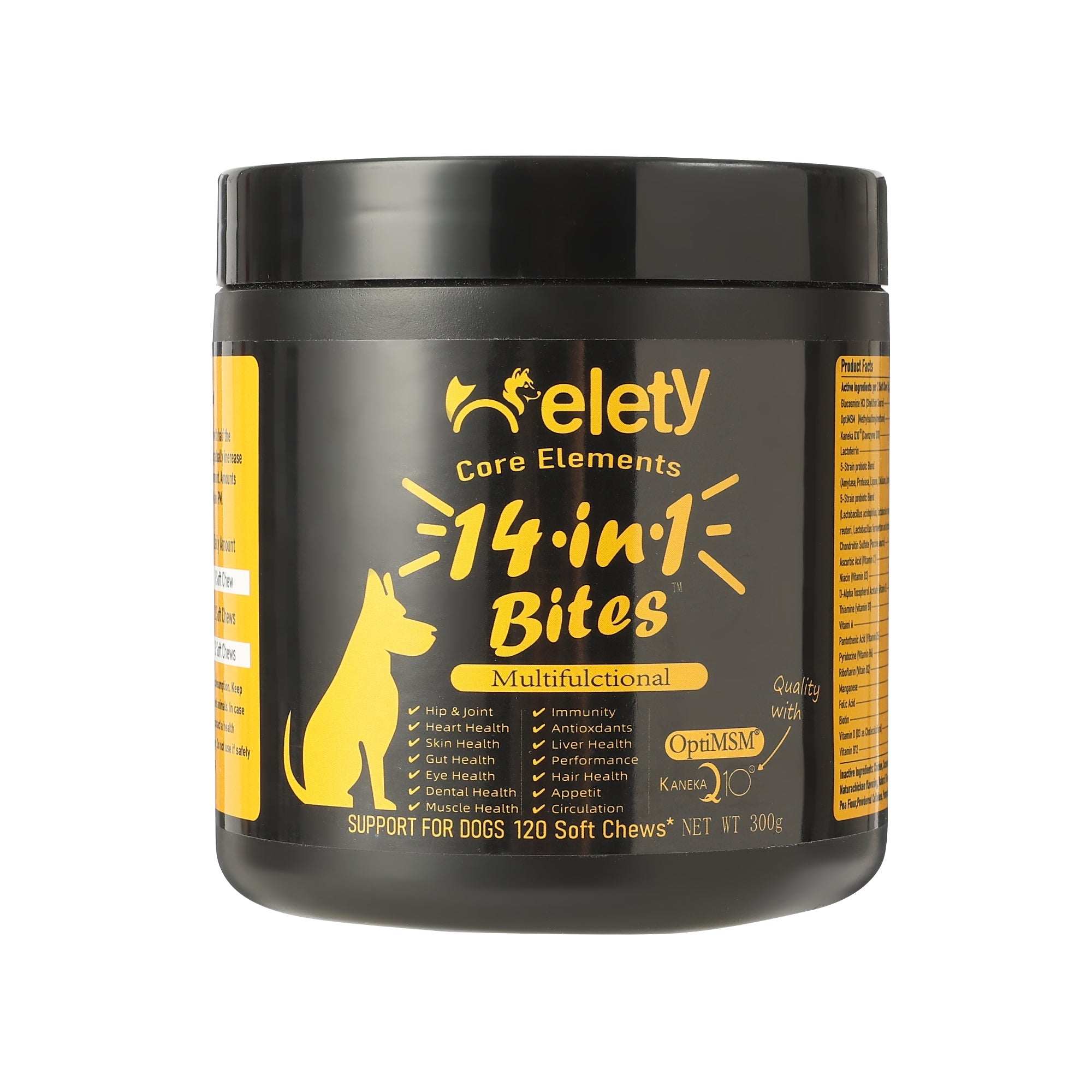 Helety Pet 14-in-1 Multivitamin 120 Soft Chews for Dogs