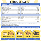 Dog 12-in-1 Multivitamin with Glucosamine 220mg, Probiotics 5B CFUs & Digestive Enzymes, 120 Freeze-Dried Chews