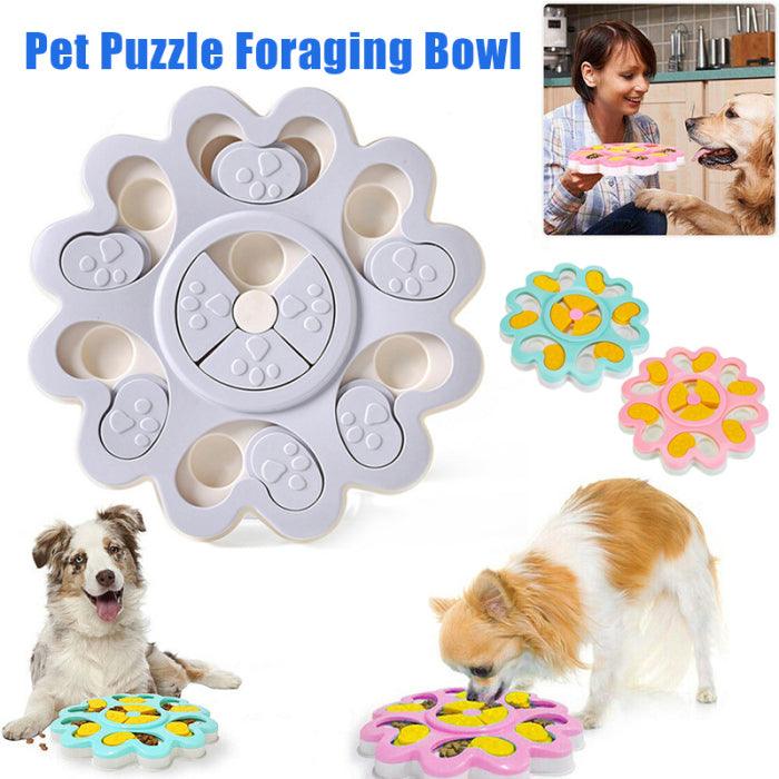 Interactive Dog Treat Puzzle Bowl - Engage, Train, And Challenge Your