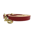 Croc Leather Dog Leashes