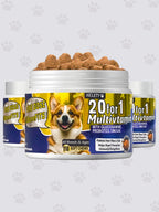 Helety 20 for 1 Dog Multivitamin with Box, Probiotics & Digestive Enzymes for Gut Health, Glucosamine & Chondroitin &Omega 3, Complete Supplement for Homemade Dog Food,Joint & Skin & Immune Support