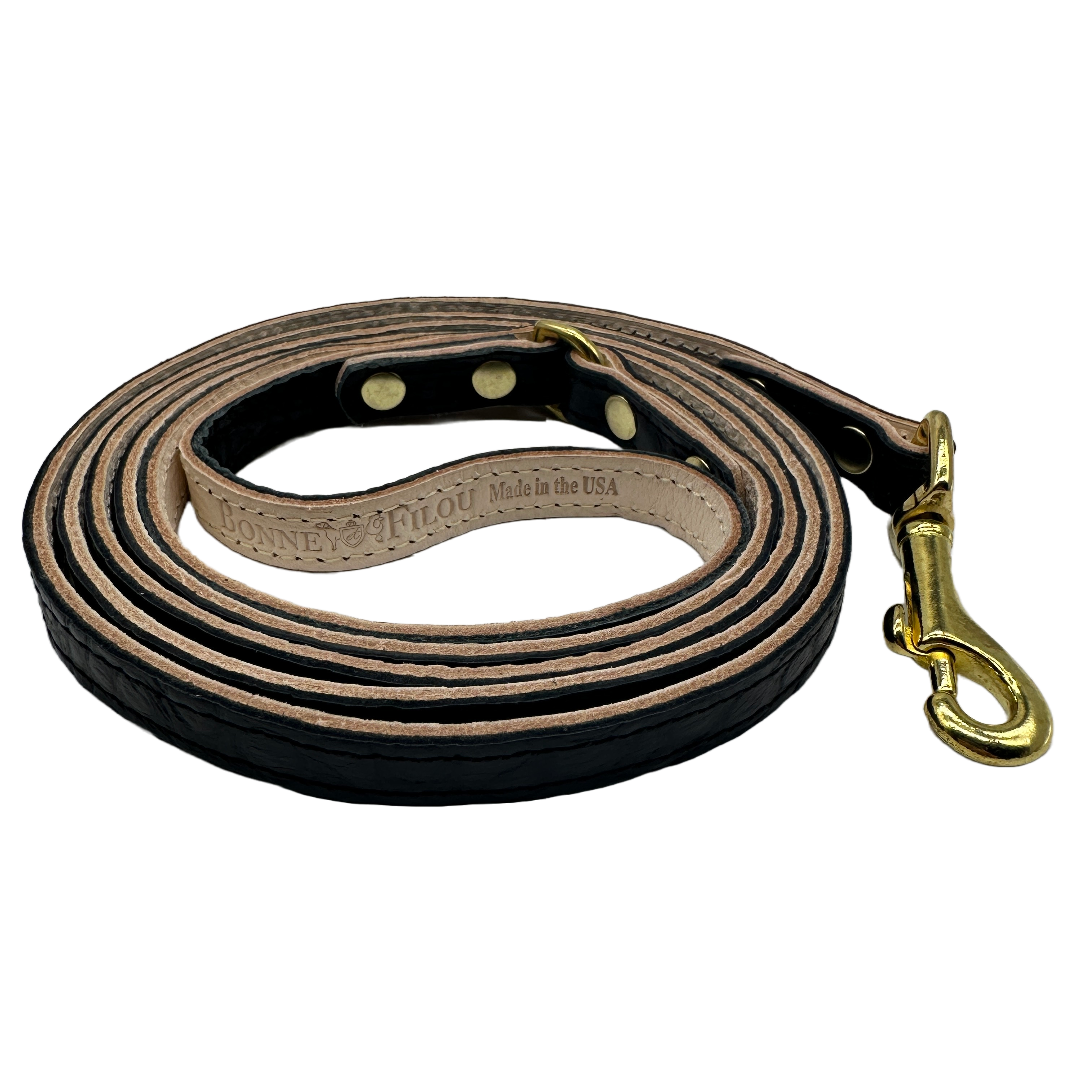 Croc Leather Dog Leashes
