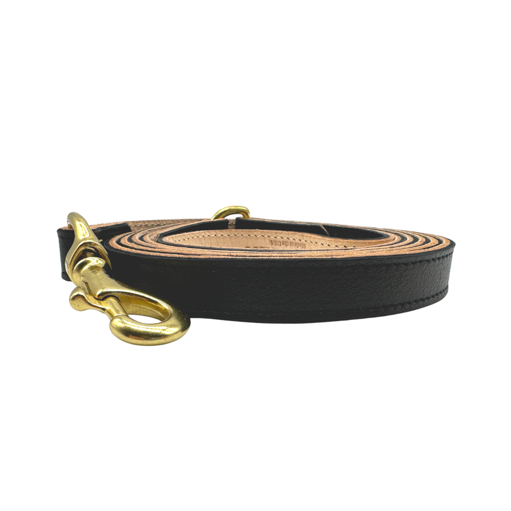 Plain Leather Dog Leashes