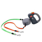 Ultimate Freedom Retractable Dual Pet Dog Walking Leash