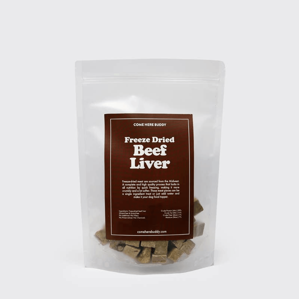 Premium Freeze-Dried Beef Liver Dog Treats - 4oz Natural Nutrition