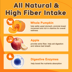 Dog Pumpkin Powder 4000mg with Apple Flesh 500mg & Digestive Enzymes, 60 Servings