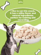 HELETY Freeze Dried Chicken Nuggets Dog Treats, Crumble as Meal Topper for Pets, Single Ingredient, High Protein