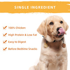 Chicken Chips for Dogs, All Natural Chips Jerky Dog Treats, Single Ingredient Dog Snacks, 6 oz Visit the Jungle Calling Store