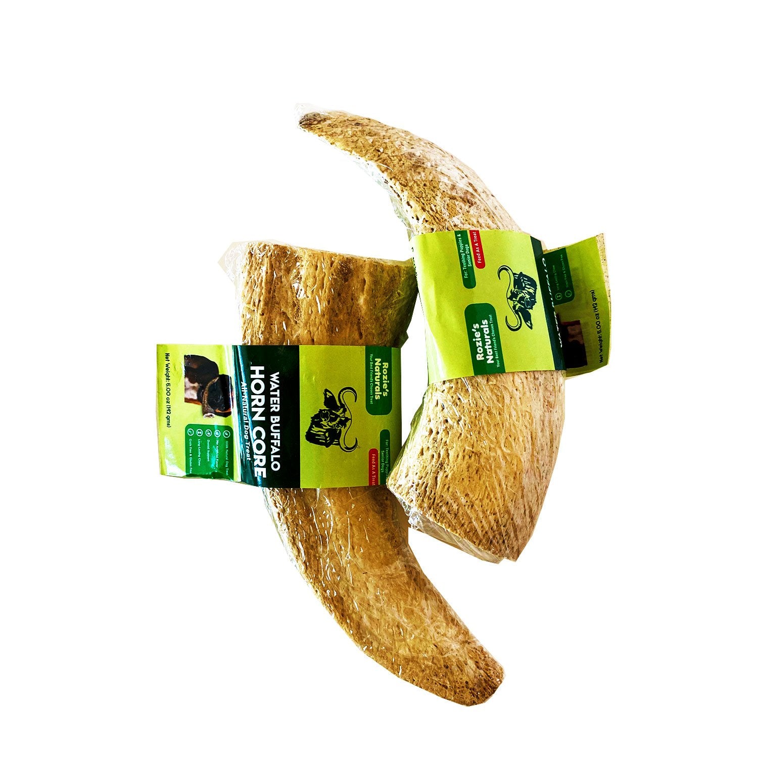 Water Buffalo Horn Core Dog Chews-2 Count-10 oz