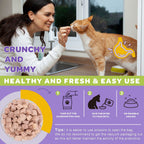 Dog & Cat Probiotic Chews 6B CFUs, 12 Strains, Omega-3 100mg, Duck Flavor, 120 Chews