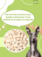 HELETY Freeze Dried Chicken Nuggets Dog Treats, Crumble as Meal Topper for Pets, Single Ingredient, High Protein