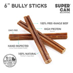 6" Standard Bully Sticks