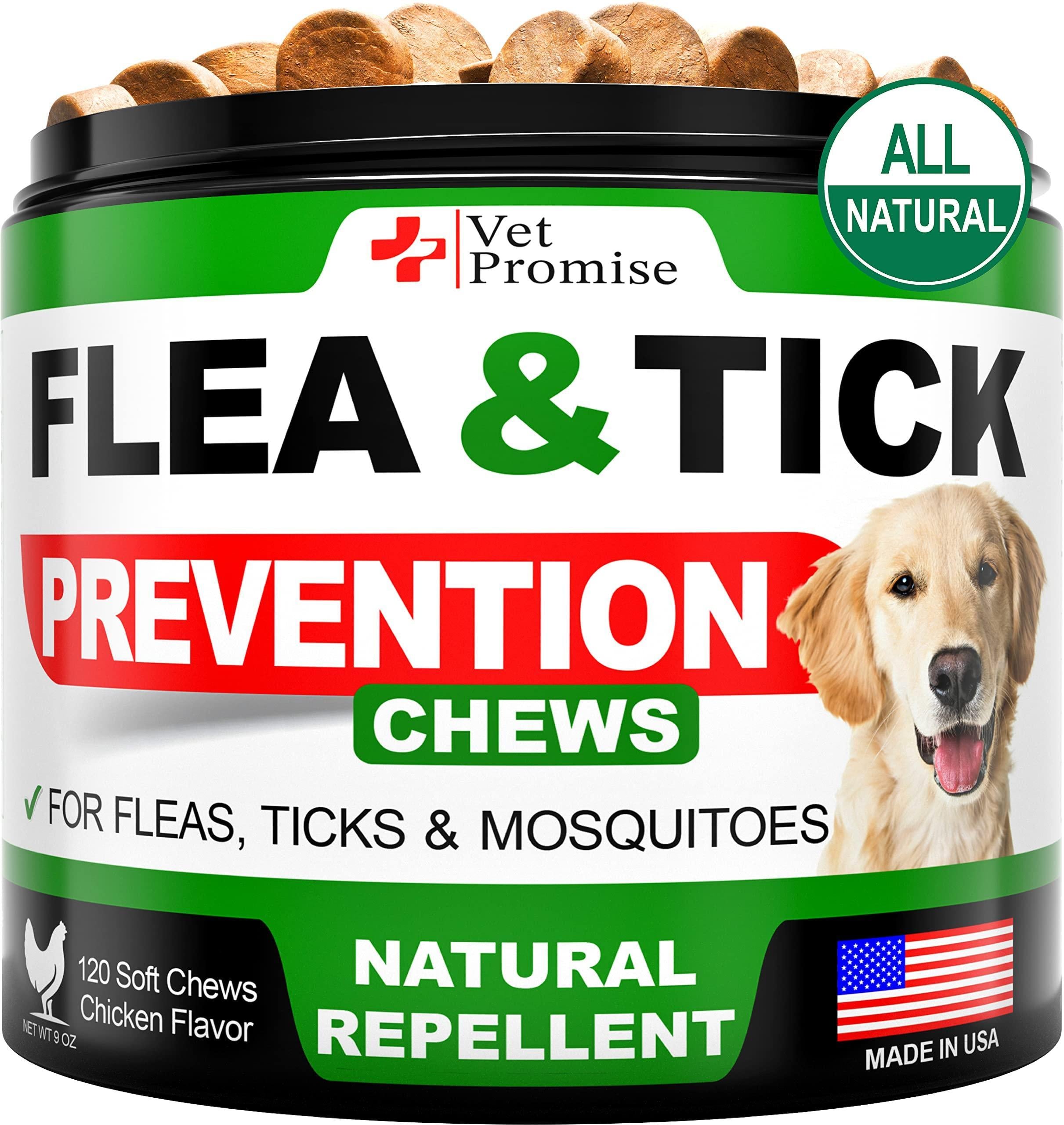 All Natural Dog Flea and Tick Prevention Chews