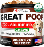Great Poop Dog Stool Solidifier - Probiotics + Fiber + Enzymes
