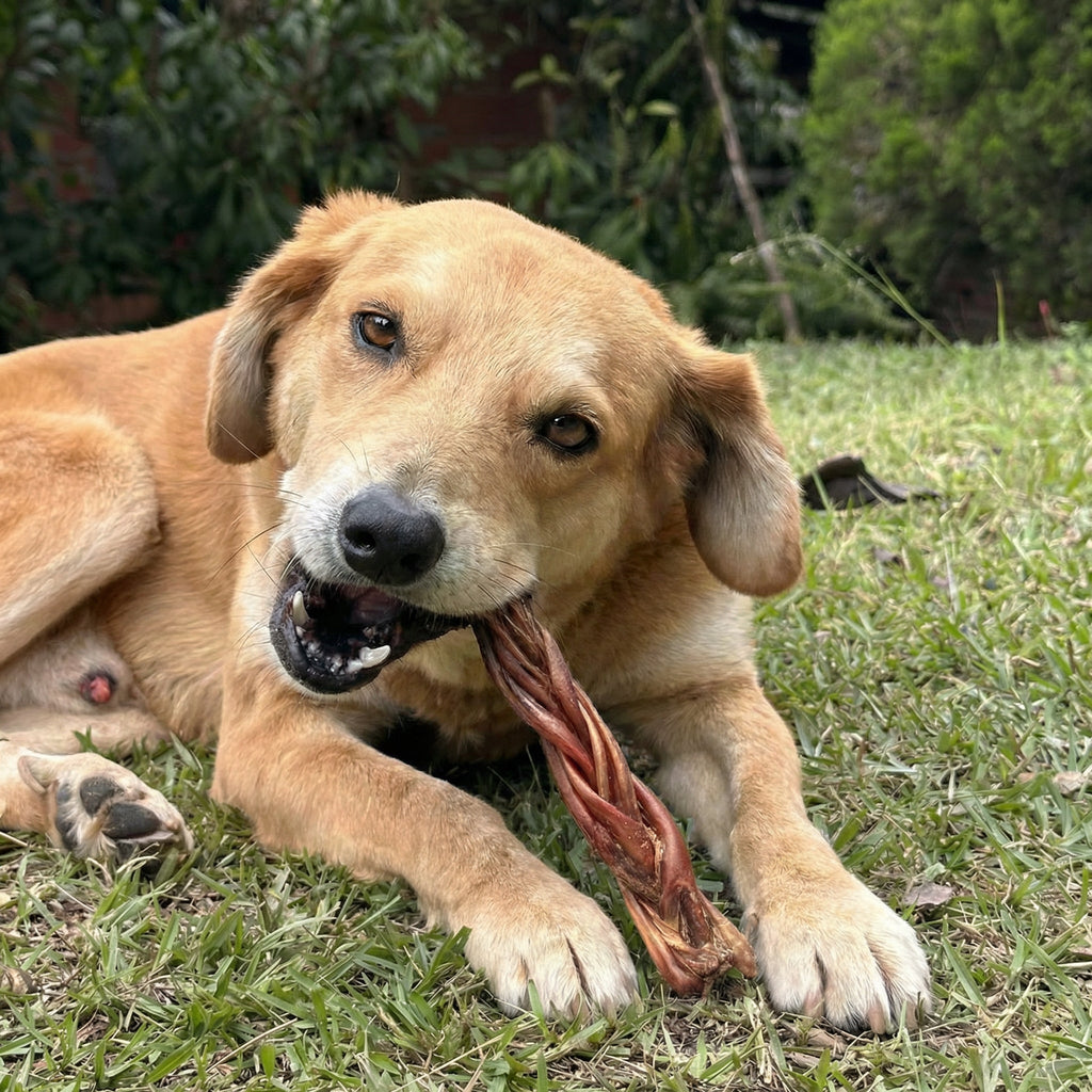 6" Braided Pork Pizzle
