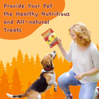 Jungle Calling Triple Flavor Rolls Dog Treats,Real Chicken Duck Beef Meat, Rawhide Free Dog Snacks
