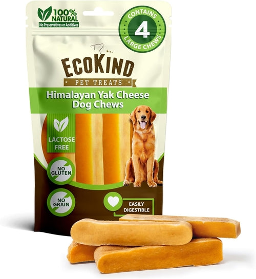 Gold Yak Chews for Large Dogs (1 lb to 5lb Bags)