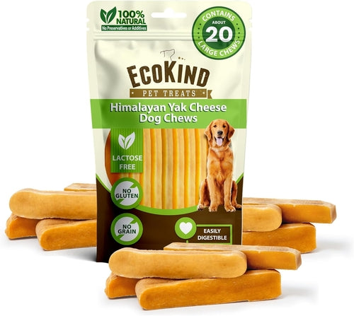 Gold Yak Chews for Large Dogs (1 lb to 5lb Bags)
