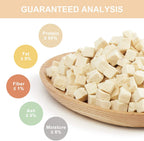 Freeze Dried Cat and Dog Treats, Grain Free, Raw Single Ingredient Chicken, High Protein Snacks for Training (Chicken Cube)