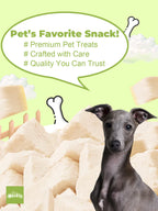 HELETY Freeze Dried Chicken Nuggets Dog Treats, Crumble as Meal Topper for Pets, Single Ingredient, High Protein