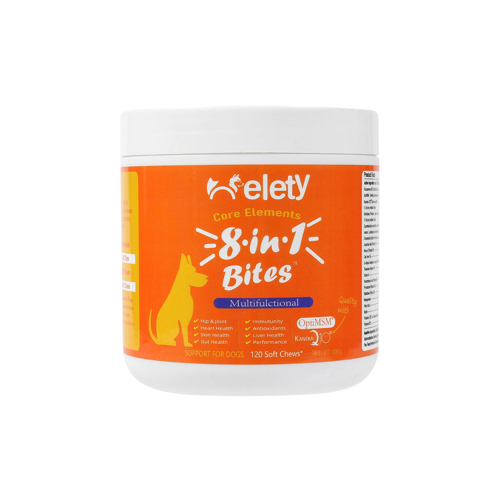 Helety Pet 8-in-1 Multivitamin 120 Soft Chews for Dogs