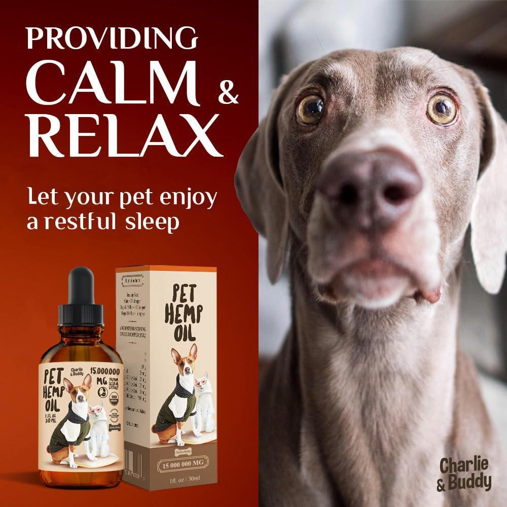 Charlie & Buddy Pain Relief Hemp Oil for Dogs and Cats