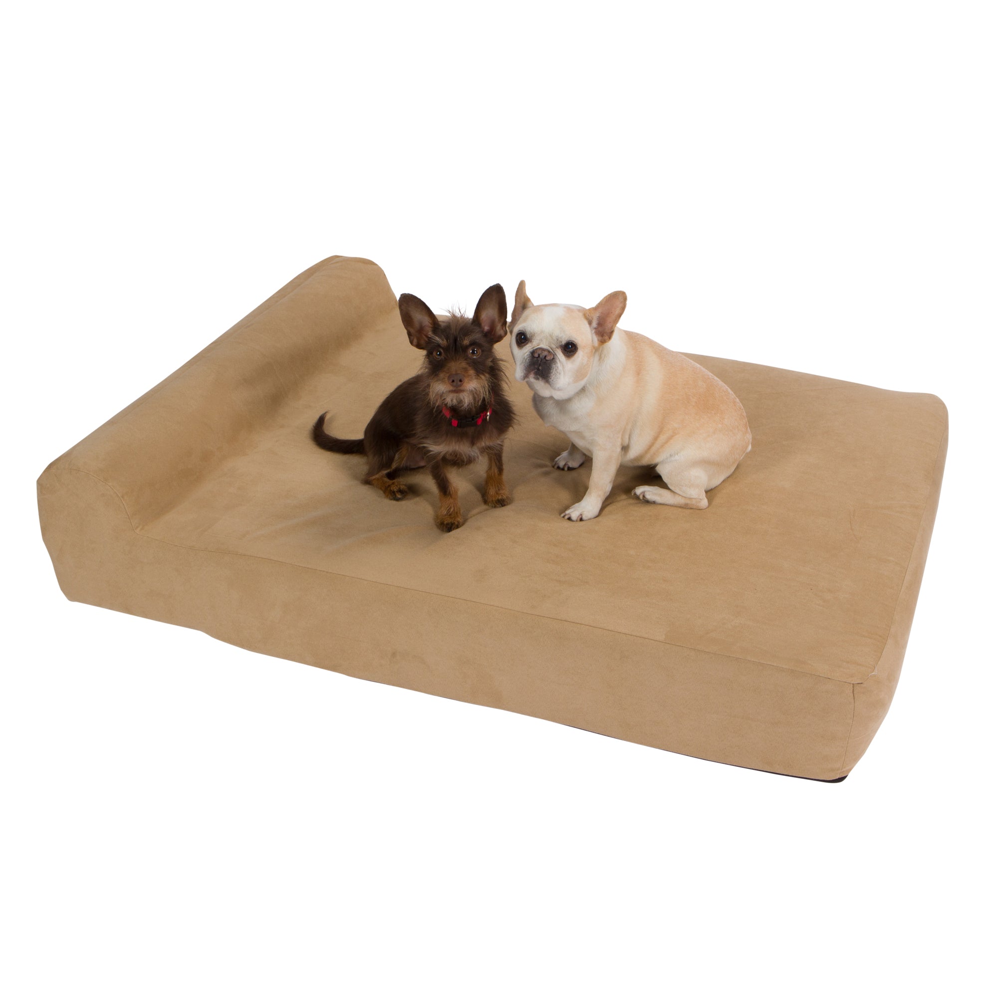 Pet Support Systems Lucky Dog Orthopedic 7" Memory Foam Dog Bed with Bolster - REFURBISHED