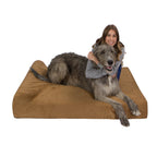 Pet Support Systems Lucky Dog Orthopedic 7" Memory Foam Dog Bed with Bolster - REFURBISHED