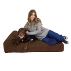Pet Support Systems Lucky Dog Orthopedic 7" Memory Foam Dog Bed with Bolster - REFURBISHED