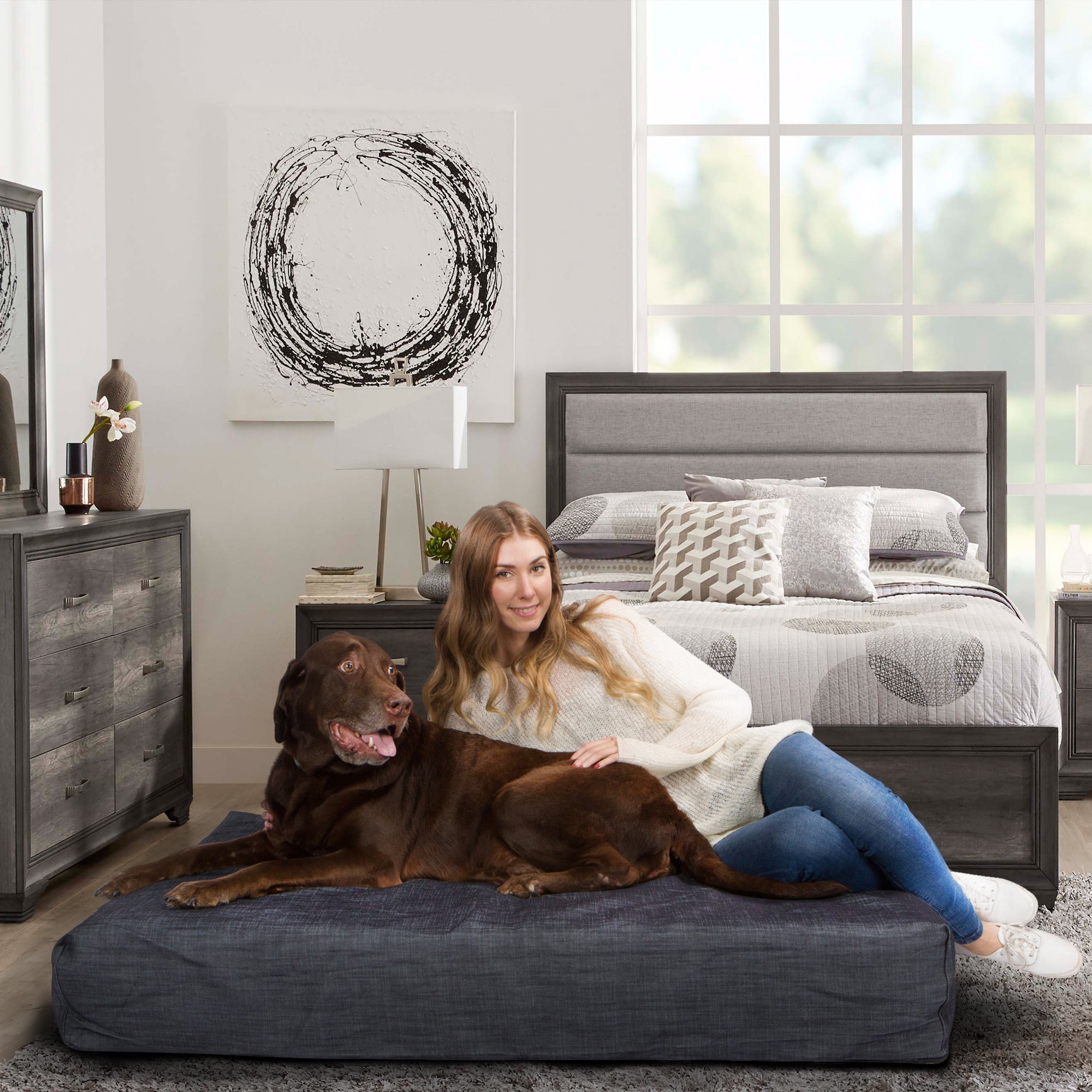 Pet Support Systems Lucky Dog Orthopedic 7" Memory Foam  Dog Bed