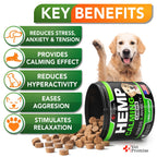 Hemp Calming Chews for Dogs with Anxiety and Stress   Dog Calming