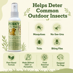 🐶 PESKY® for Pups Plant-Based Insect Deterrent Spray for Dogs 2oz