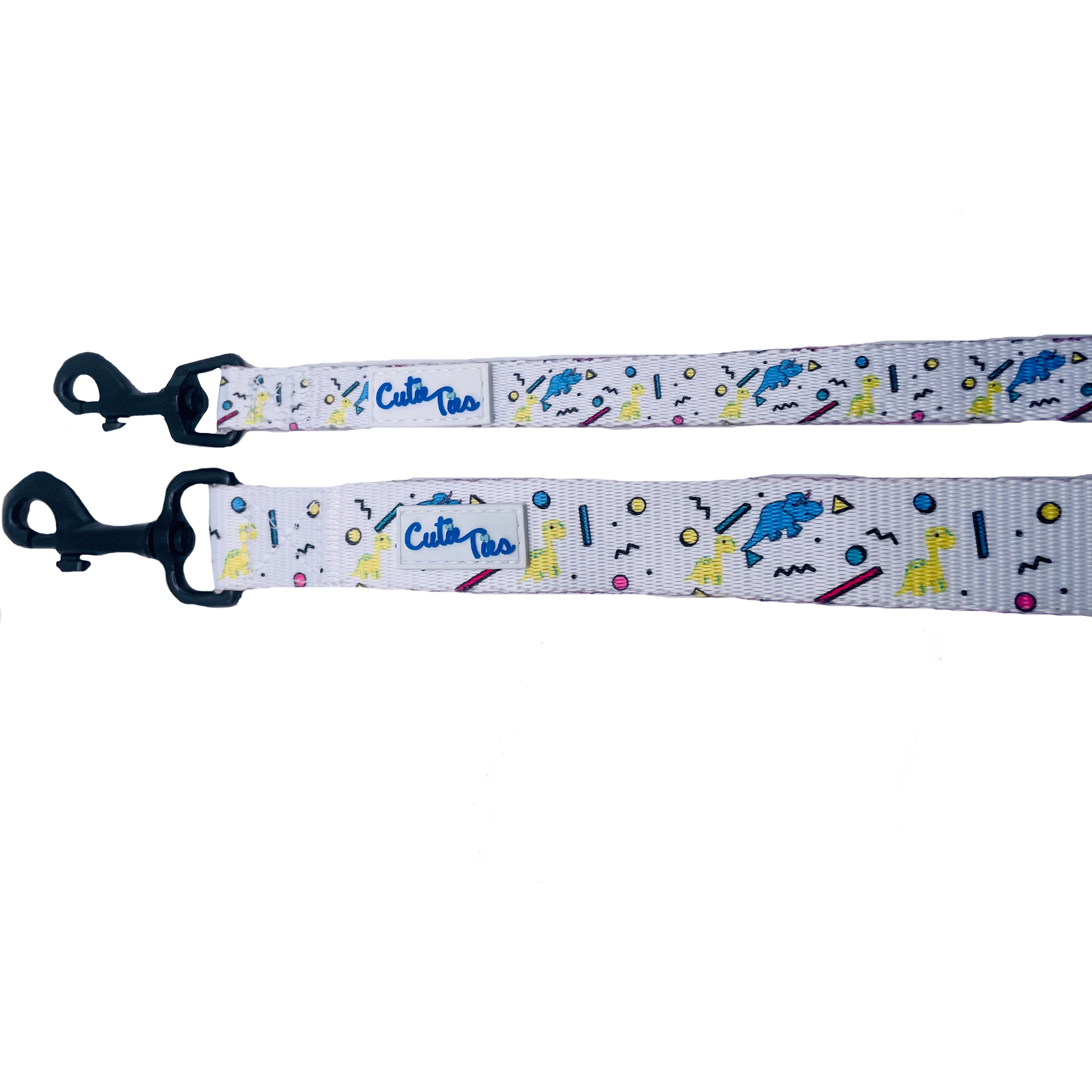Dino Doggy White Dinosaur Dog Leash