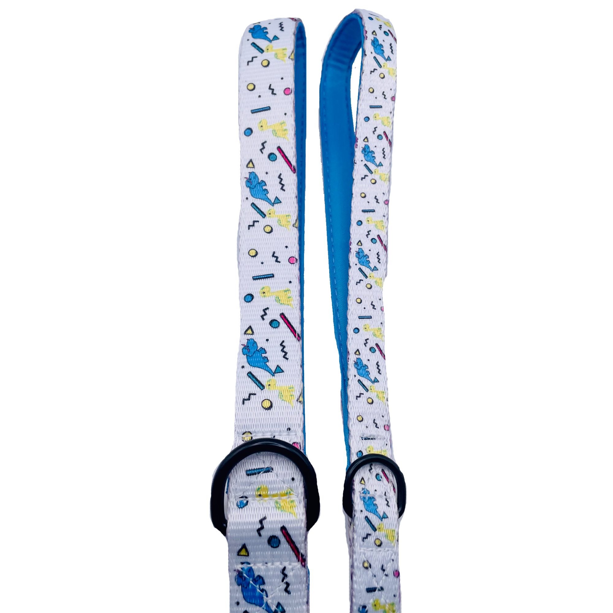 Dino Doggy White Dinosaur Dog Leash