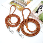 Dog Leash Leather For Small Dogs Braided Pet