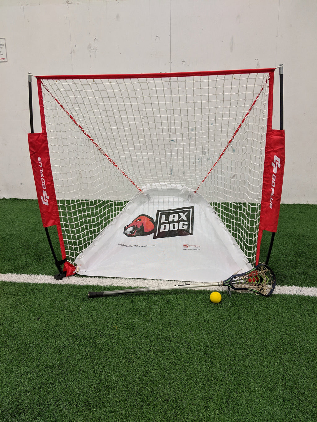 Lax Dog - Lax Pup for 4x4 or 6x6 Lacrosse Goals