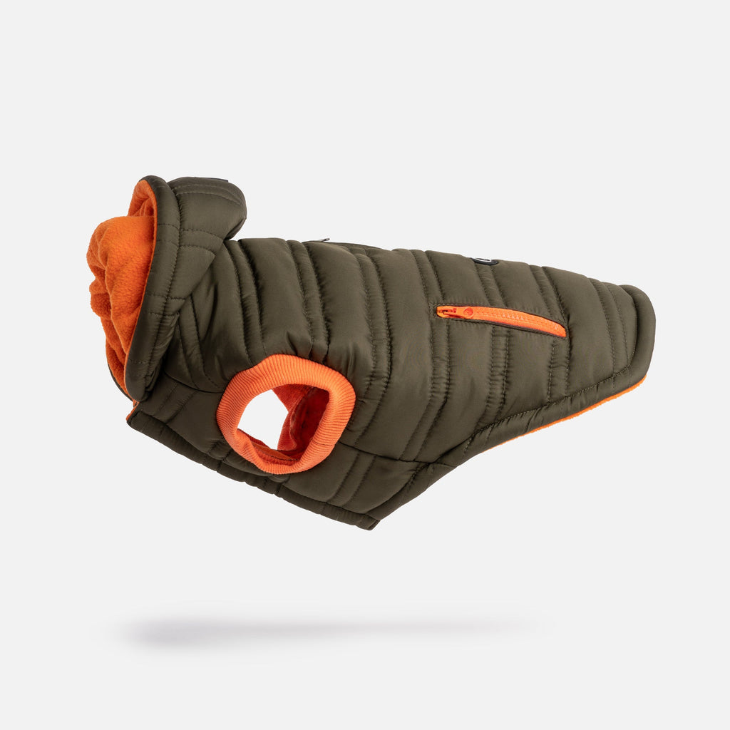 Noah Dog Jacket  Quilted Water-Resistant Winter Coat with Harness