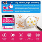10-in-1 Multivitamin for Dogs & Cats, Glucosamine + Probiotics 5B CFUs + Omega-3, Chicken Flavor, 90 Servings