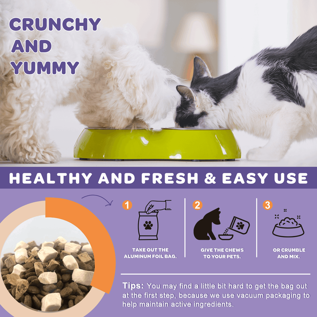 Probiotics 6B CFUs + Omega-3 for Dogs & Cats, Chicken Flavor, 120 Chews
