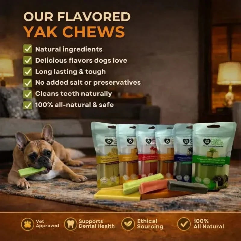 Mint Yak Chew — Freshens Breath & Keeps Dogs Busy for Days (CA)