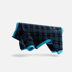 Blue Plaid Dog Pajamas  Soft & Cozy Pet Onesie for Ultimate Comfort