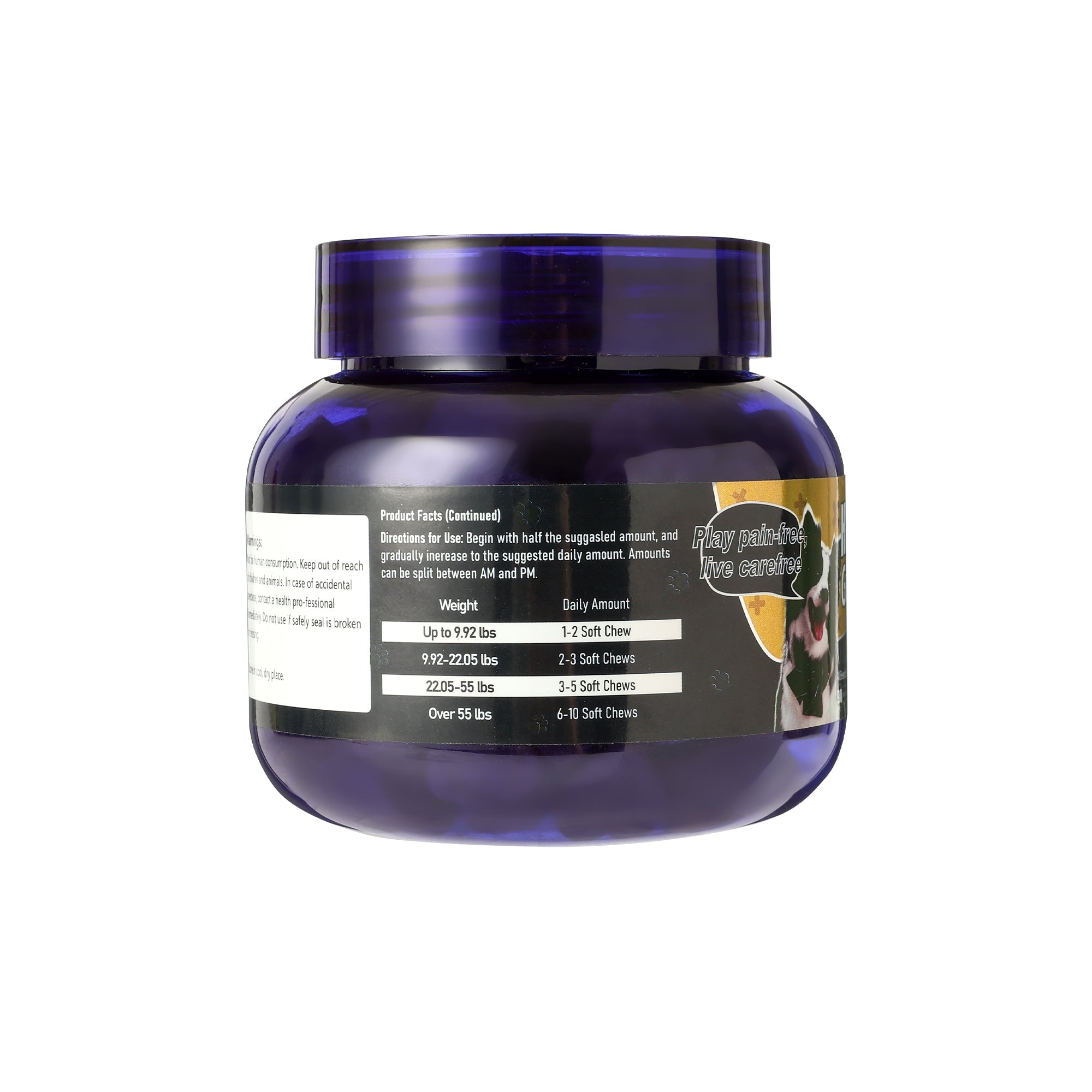 Pet Vitamins for Joint Protection Chews for Dogs