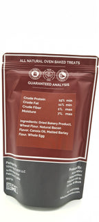 Bacon Bones Dog Treats - All Natural Oven Baked
