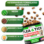 All Natural Dog Flea and Tick Prevention Chews